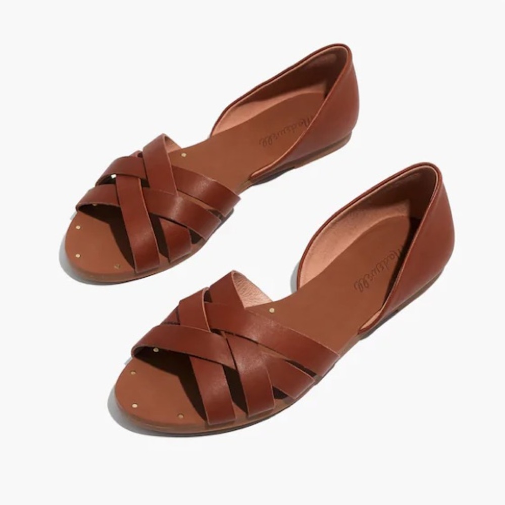 Madewell The Donovan Sandal in English Saddle size 10